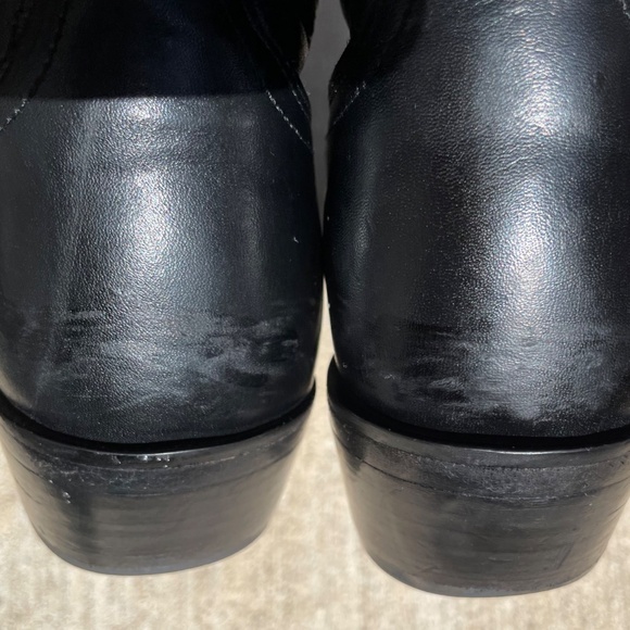 Men's LUCCHESE M1020R4 LUCCHESE LONE STAR CALFSKIN BLACK 8.5D - Picture 3 of 16